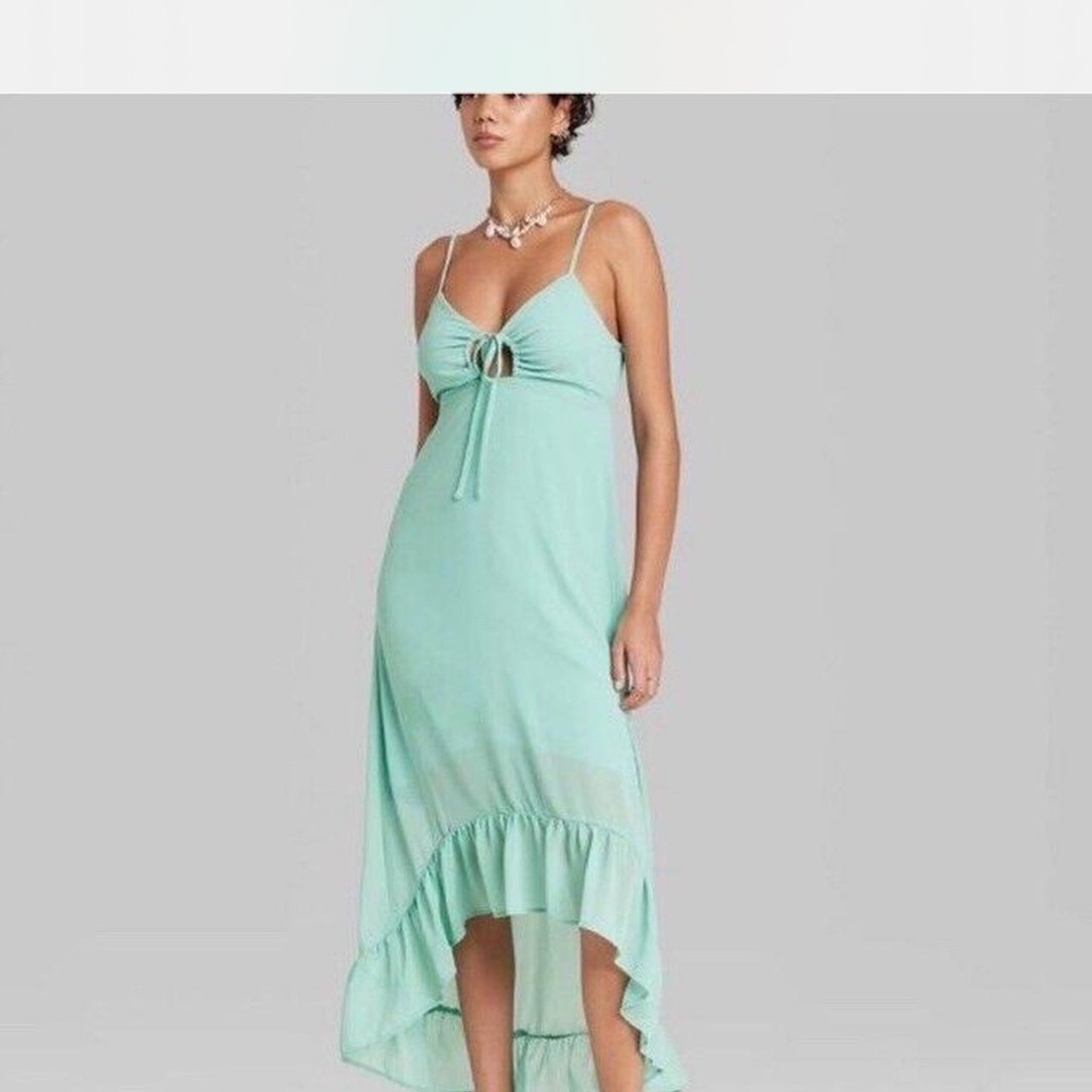 wild fable  Mint Green Sleeveless Dress